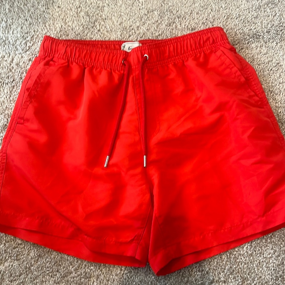 Forever 21 red swim shorts